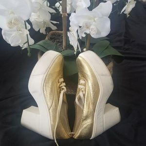 Baker platform shoes.